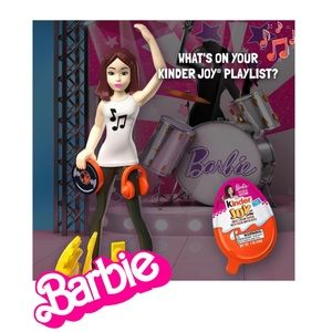 🌻4/$20 Kinder Joy Barbie DJ Figure *Must Bundle